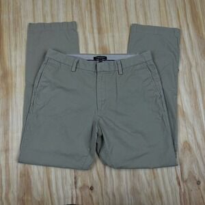 Banana Republic Pants FITS 34x32 Emerson Chino Tan Straight Fit Casual Preppy